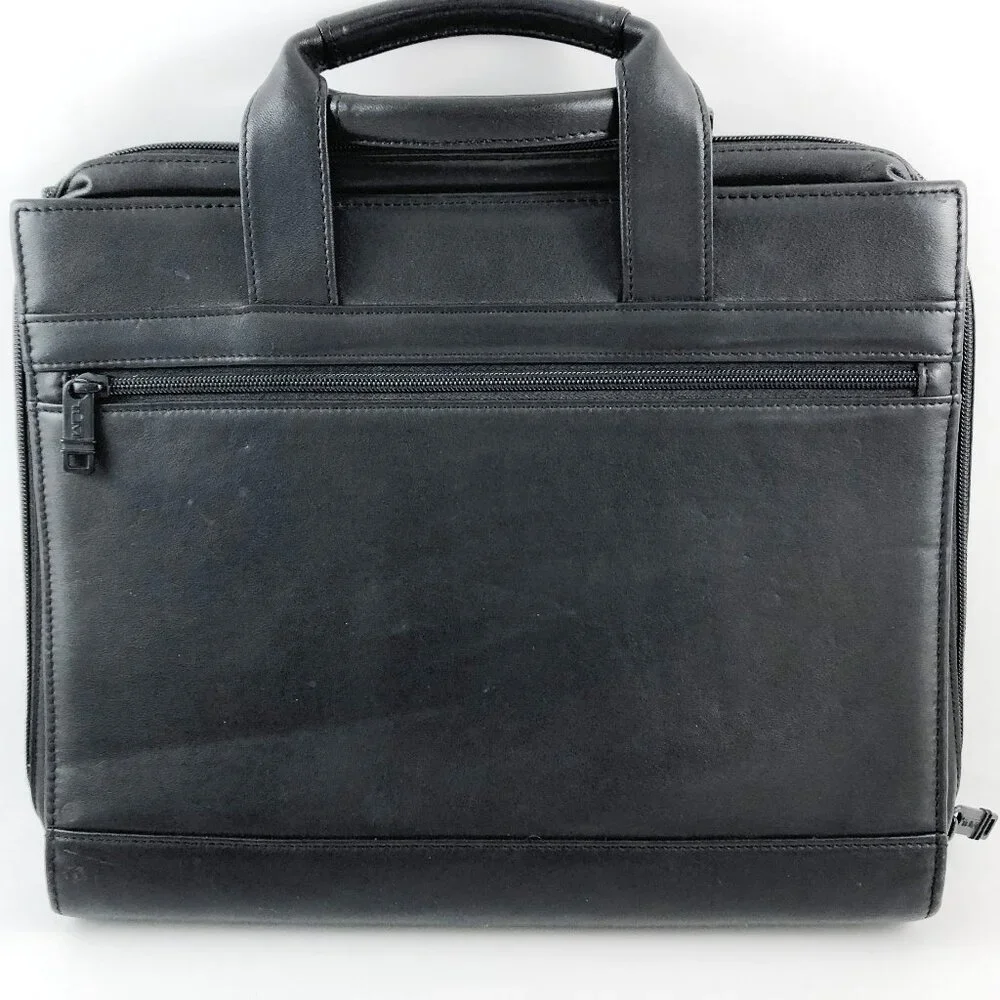 TUMI Black Leather Documents Case
